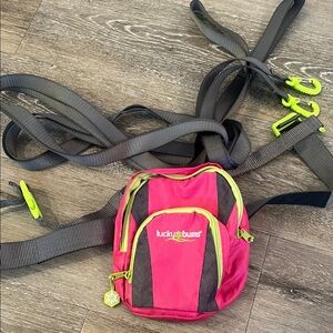 Pink and Gray Kids Harness ski/snowbaord learning made easy